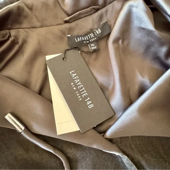 NWT grey velvet Lafayette 148 tunic / dress XL - Picture 10 of 15